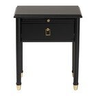 Nightstand front view with drawer closed