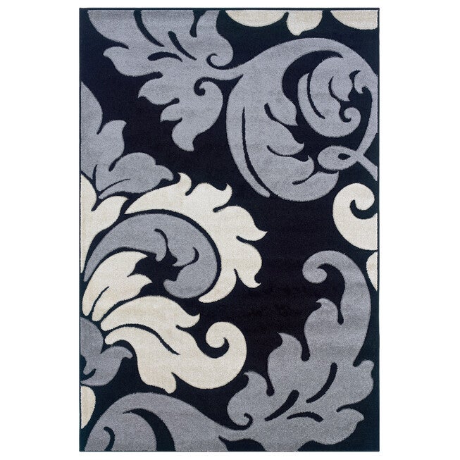 Corfu Black 8' x 10' Area Rug, BLACK, hi-res image number null