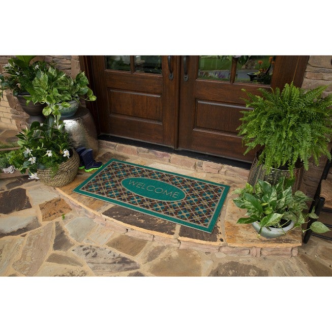 Retro Tiles Door Mat, , alternate image number null