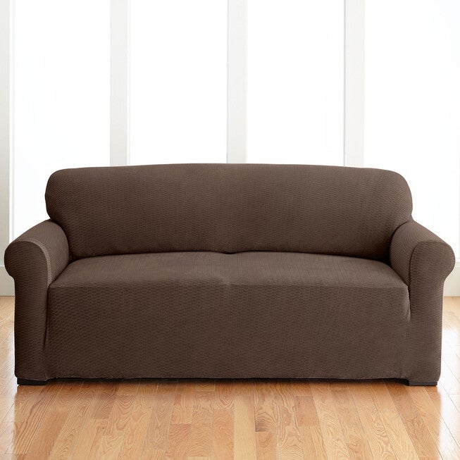 BH Studio Brighton Stretch Sofa Slipcover, CHOCOLATE, hi-res image number null