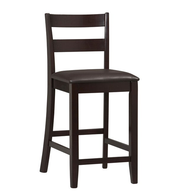 Counter Stool, 17 inchesWx19¾"Dx37 inchesH, ESPRESSO, hi-res image number null