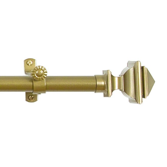 Buono Ii Decorative Rod And Finial Bach, ANTIQUE GOLD, hi-res image number 0