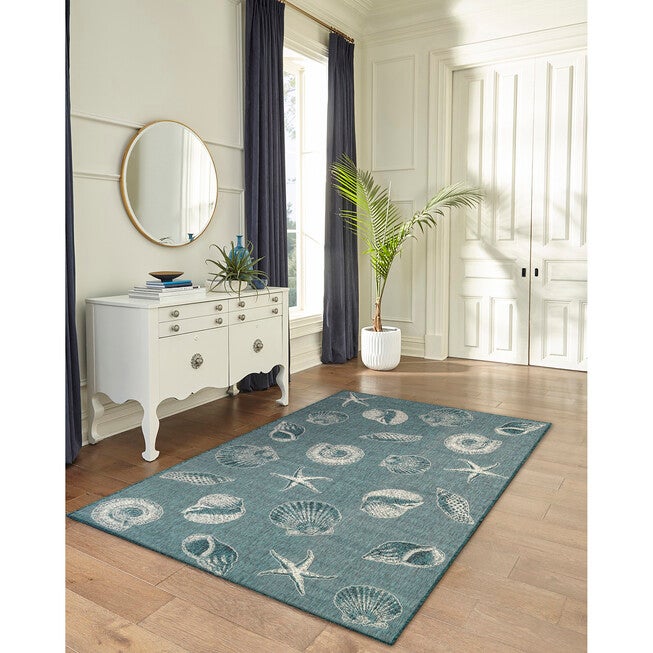 Liora Manne Carmel Shells Indoor/Outdoor Rug, , on-hover image number null