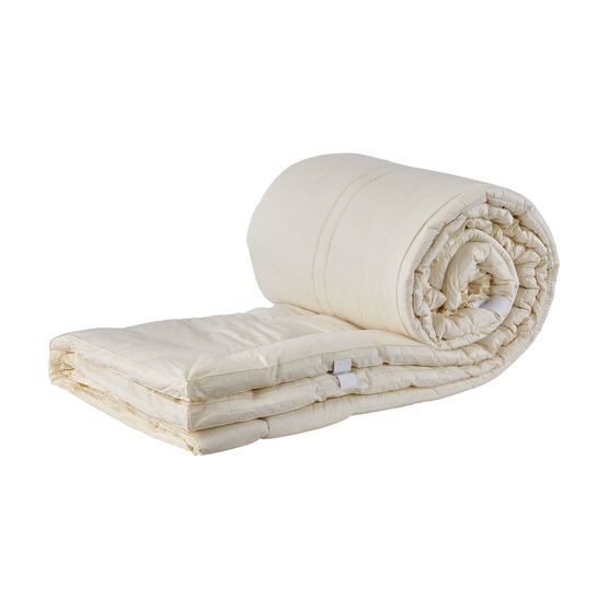 myPad™ 100% Washable Wool Mattress Pad, WHITE, hi-res image number null