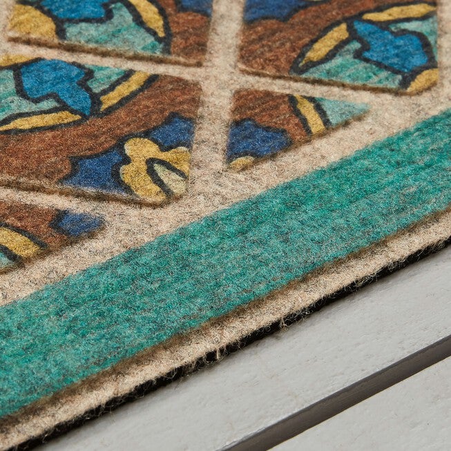 Retro Tiles Door Mat, , alternate image number null