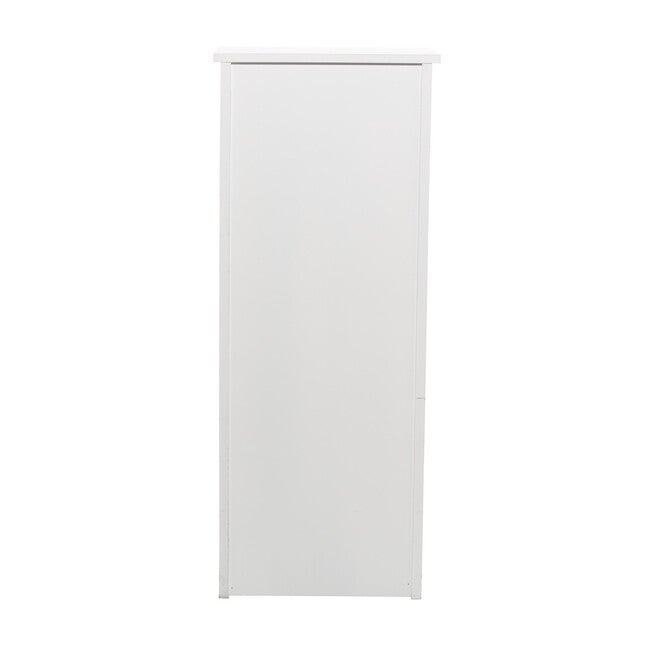 White Wood Traditional Shelving Unit, 40 inches x 16 inches x 12 inches, , on-hover image number 1