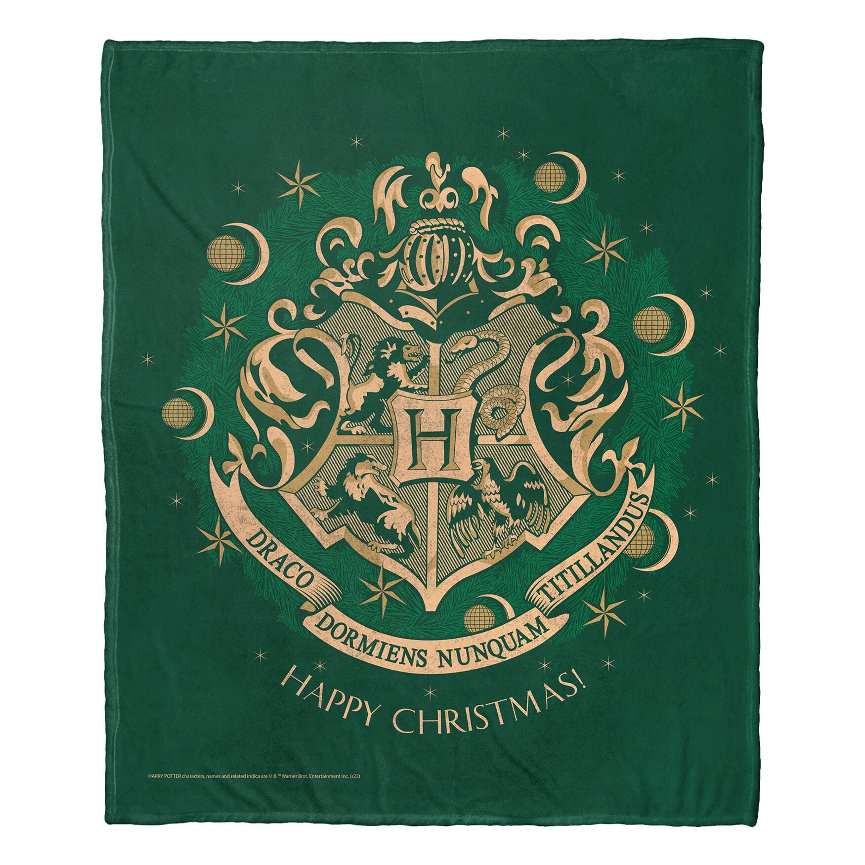 Wb Harry Potter Happy Christmas Silk Touch Throw, , on-hover image number 1