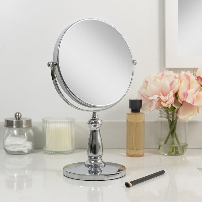 Two-Sided Vanity Swivel Mirror 8X/1X, , alternate image number null