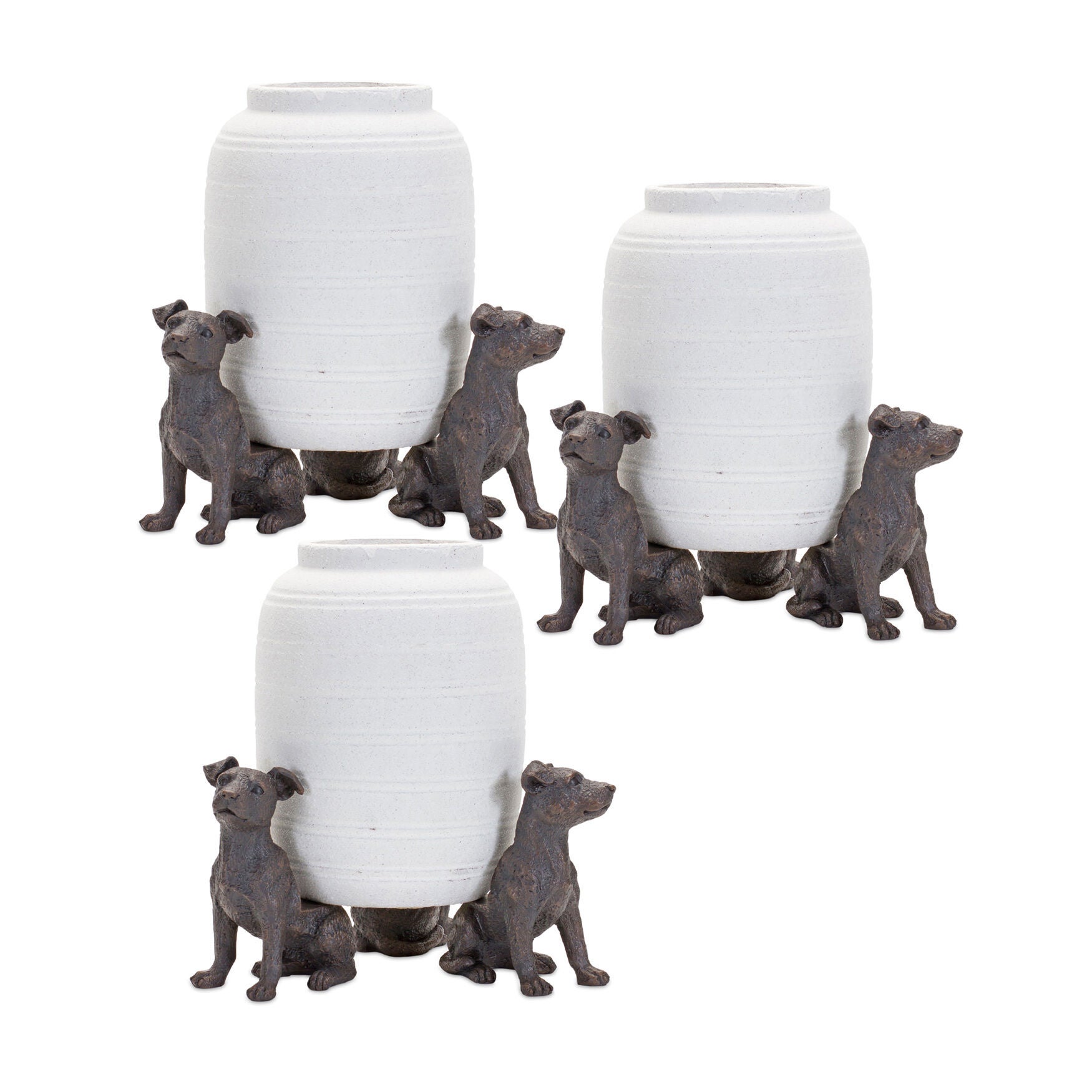 Mini Sitting Dog Pot Hanger (Set Of 6), , alternate image number 2