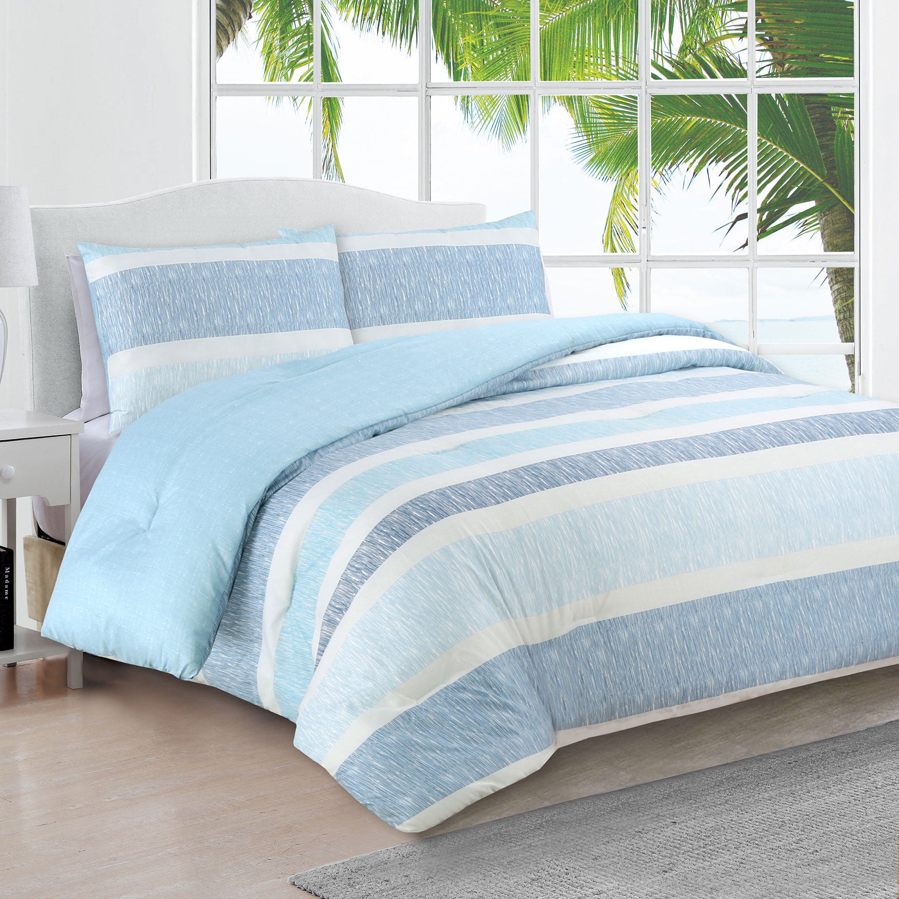 Estate Collection Delray Comforter, BLUE, hi-res image number 0