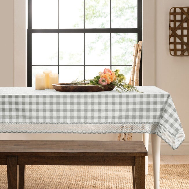 Buffalo Check Tablecloth - 60-in x 84-in, , alternate image number null