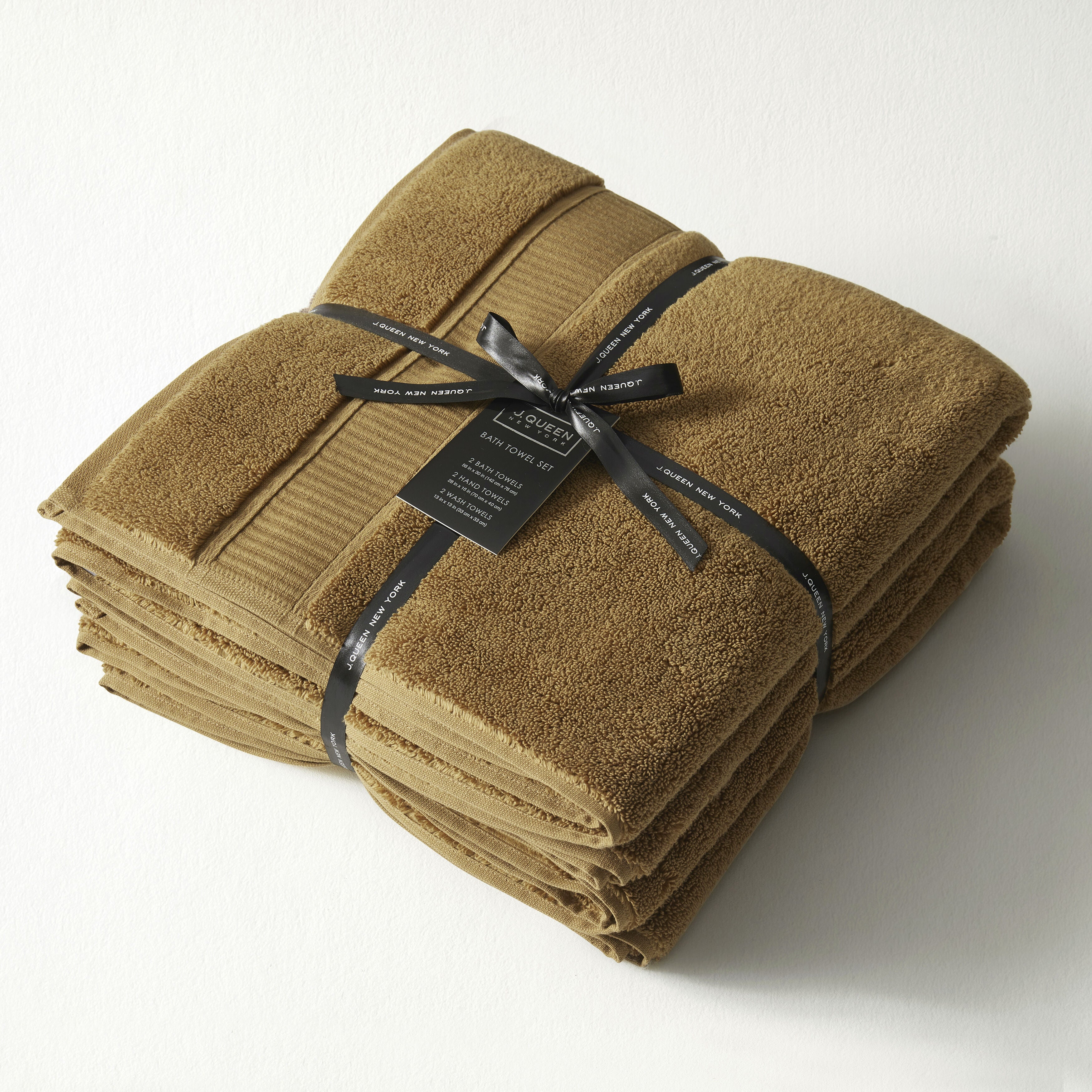 BELMORE 6PC. TOWEL SET, CURRY, alternate image number 1