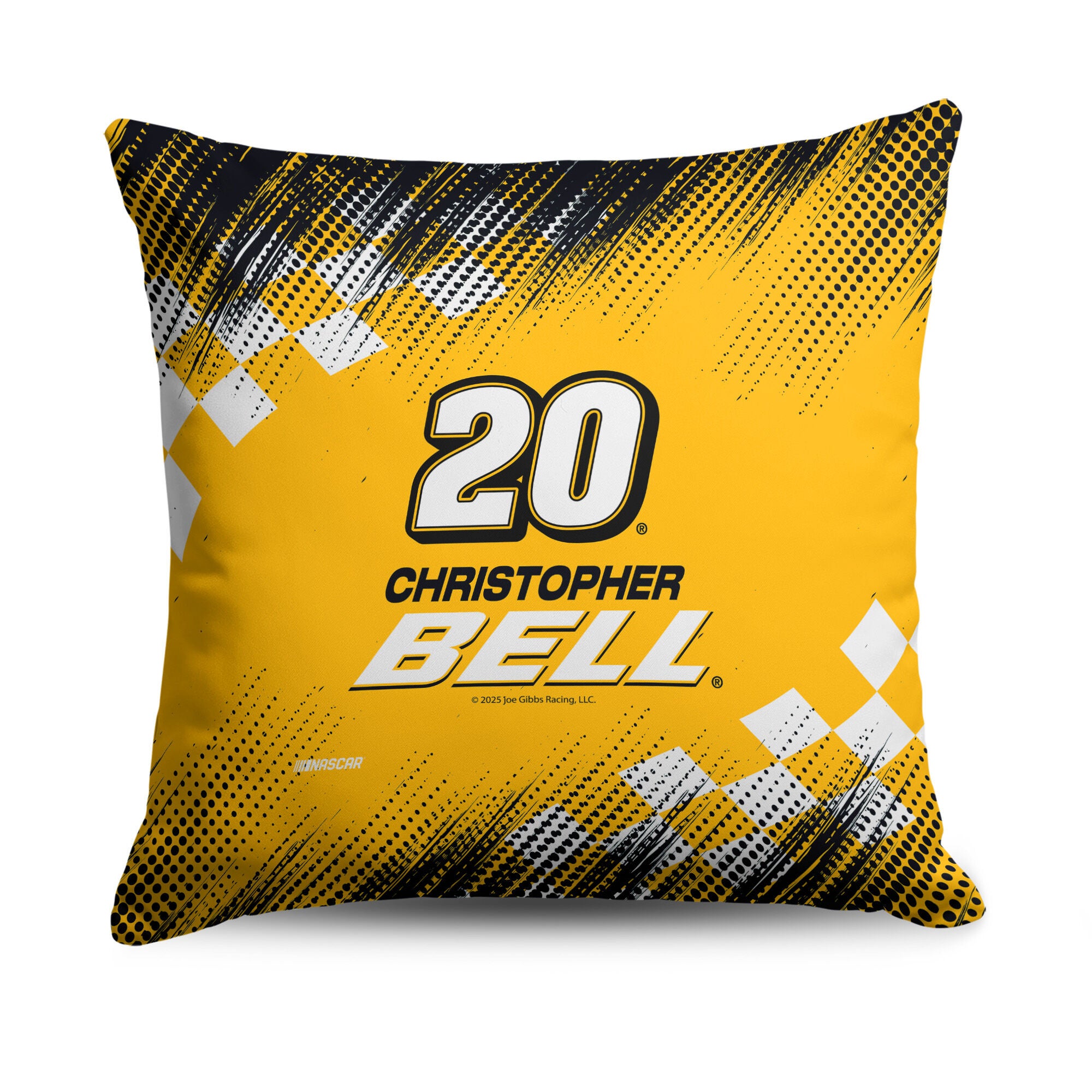 NASCAR Throw Pillow 18x18 inches, CHRISTOPHE BELL, hi-res image number 0
