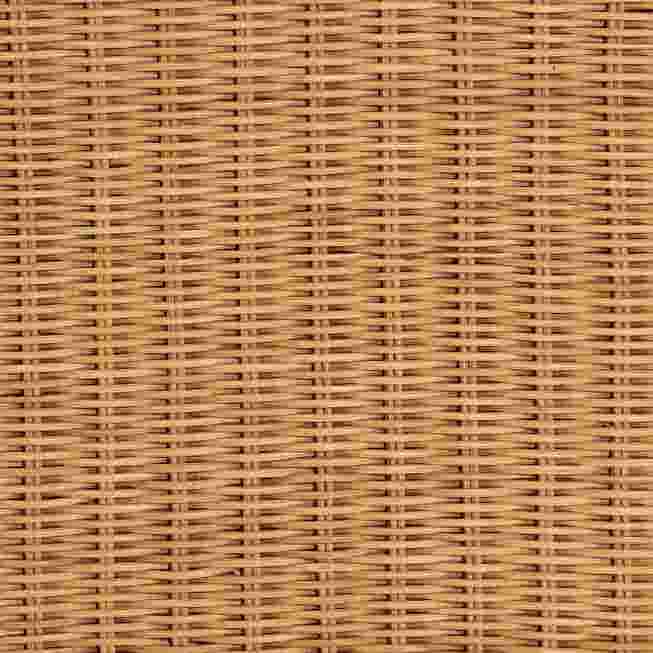 Close-up texture of the woven rattan material.