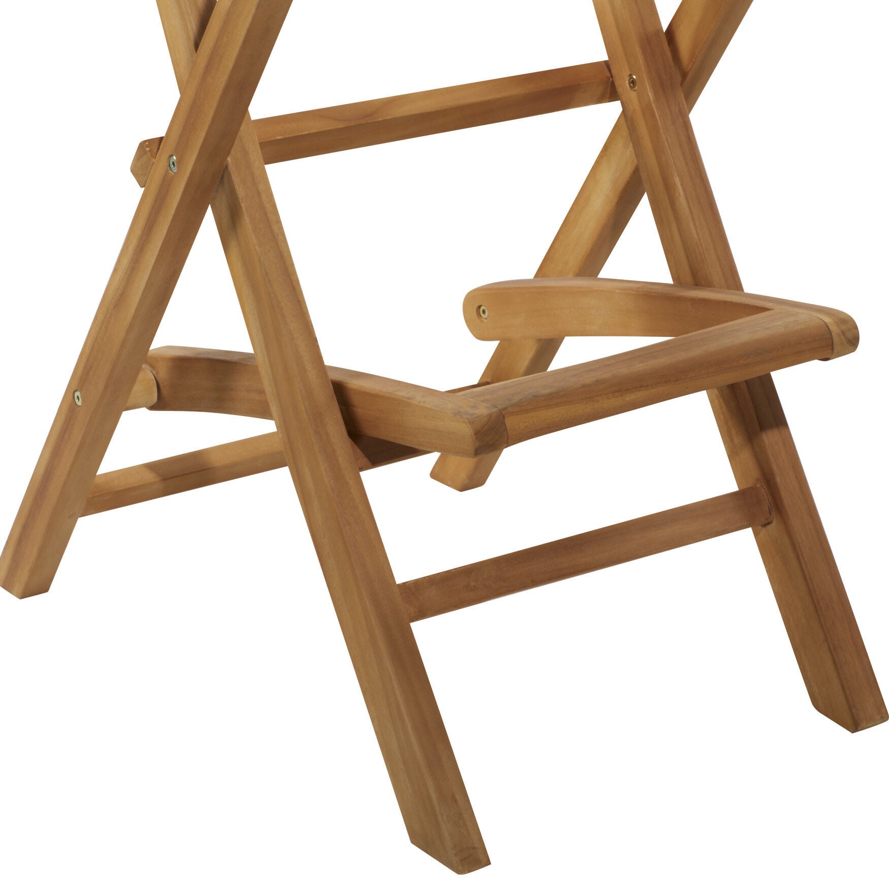 Set Of 2 Brown Teak Wood Traditional Bar Stool, , alternate image number 6