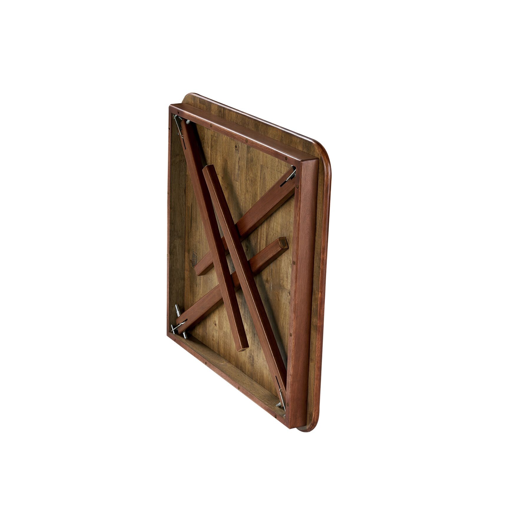 Straight Edge Wood Folding Card Table, , alternate image number 4