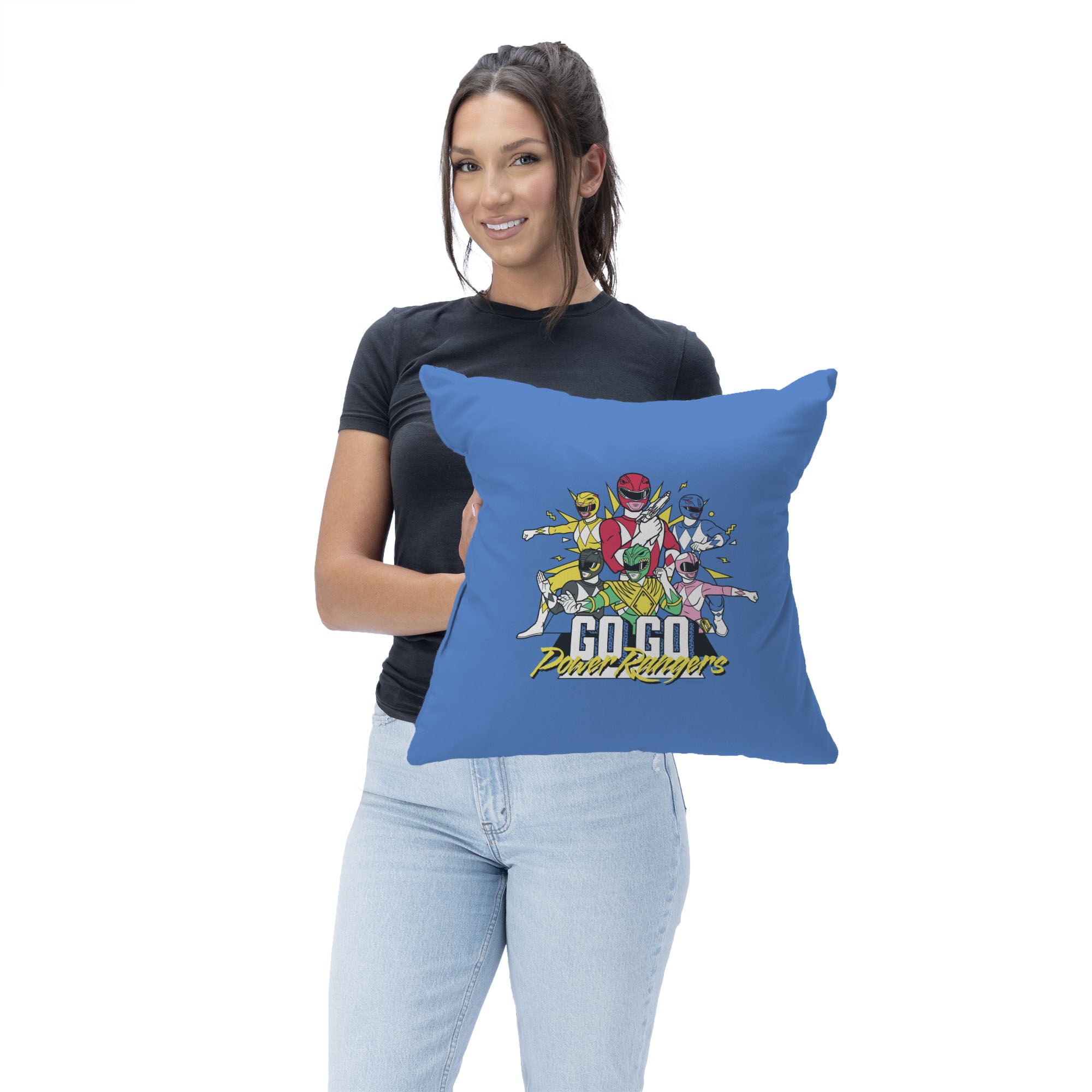 Warner Bros. Pillow 18X18 Inches, POWER RANGER, on-hover image number 1