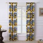 Sunflower Gold Curtain Panel Pair, GOLD, hi-res image number null