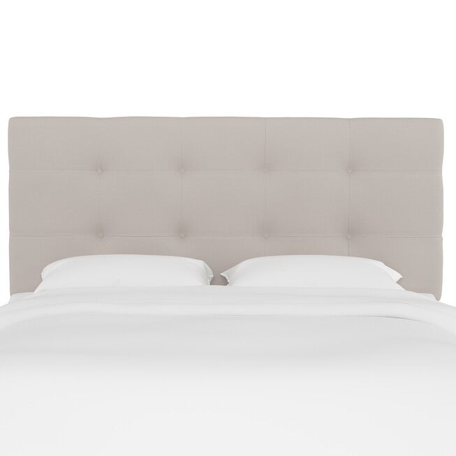 Linen Tufted Headboard, LINEN PUTTY, hi-res image number 0