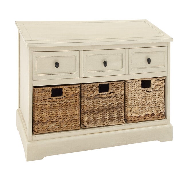 White Traditional Wood Storage Unit, 20 x 42, , alternate image number null