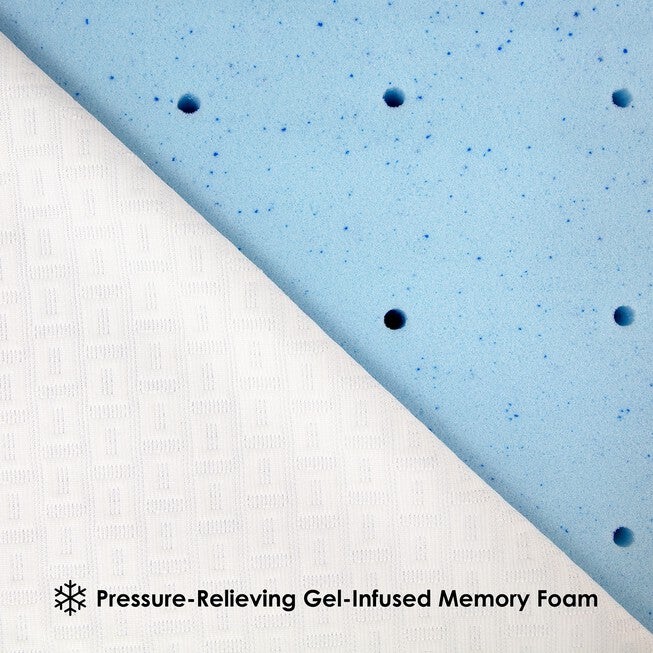 SensorPEDIC SensorCOOL 4-Inch Elite Cooling Gel-Infused Memory Foam Mattress Topper, , alternate image number null