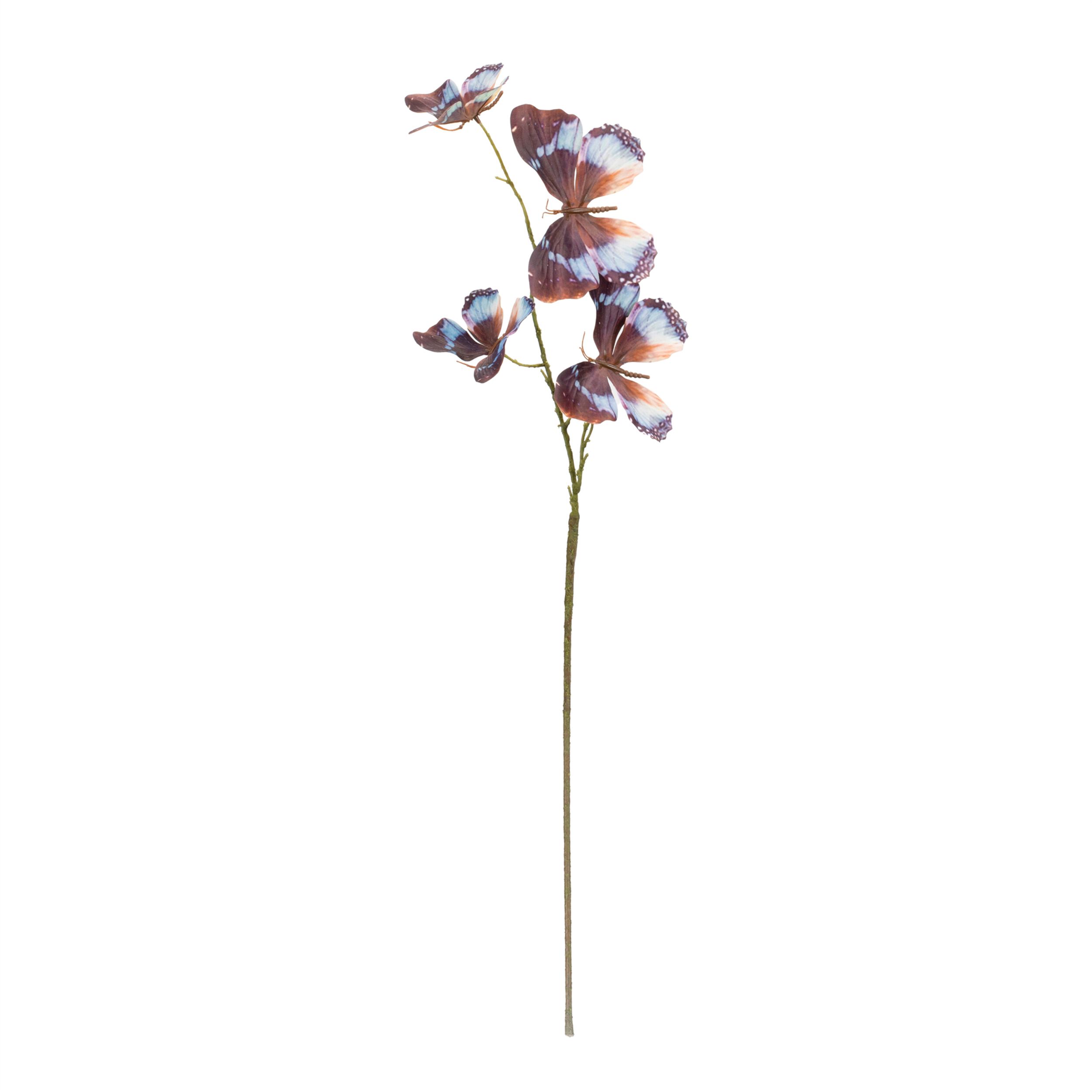 Butterfly Spray (Set of 6), BROWN/BLUE, alternate image number 1