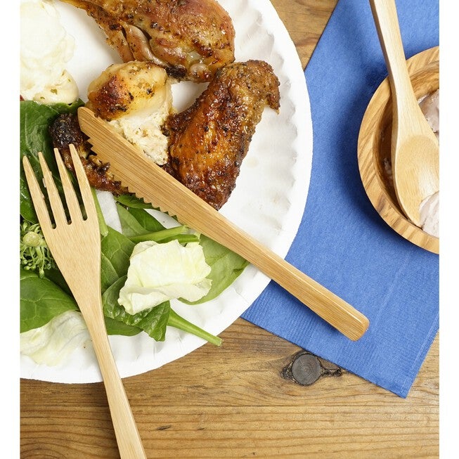 Bamboo Spoon - 12 pcs, , alternate image number null