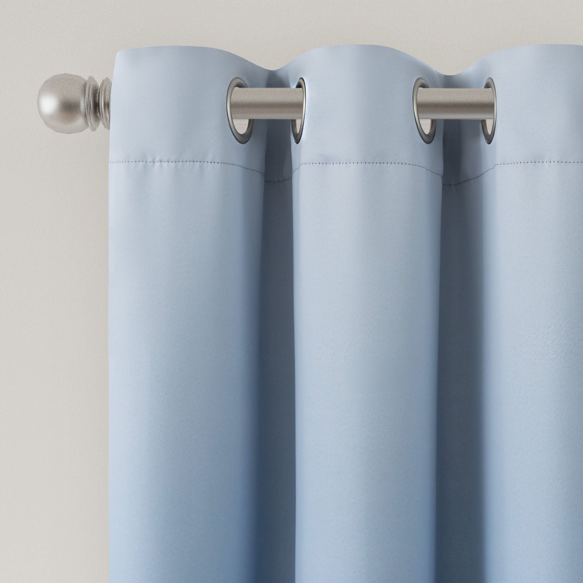Ombre Room Darkening Grommet Pair, BLUE, alternate image number 2