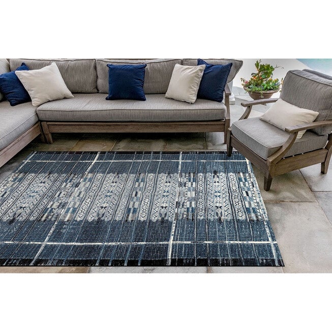 Liora Manne Marina Tribal Stripe Indoor/Outdoor Rug, , alternate image number 5