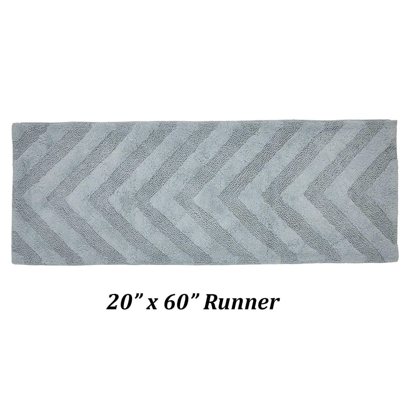 Hugo Collection 100% Cotton 20 inches X 60 inches Runner Bath Rug, , on-hover image number 1