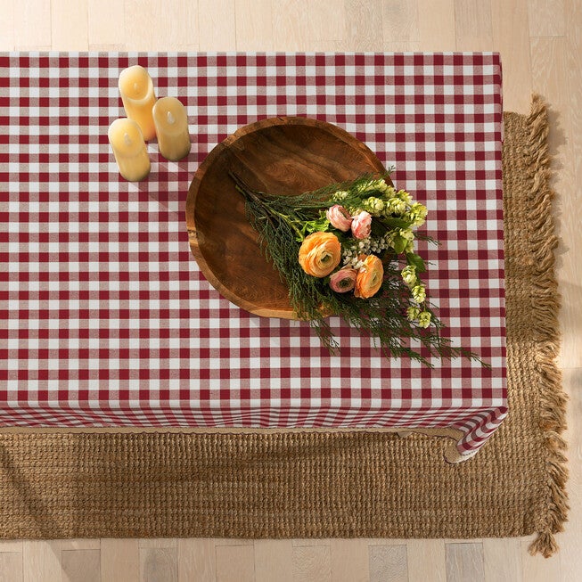 Buffalo Check Tablecloth - 60-in x 84-in, , alternate image number null