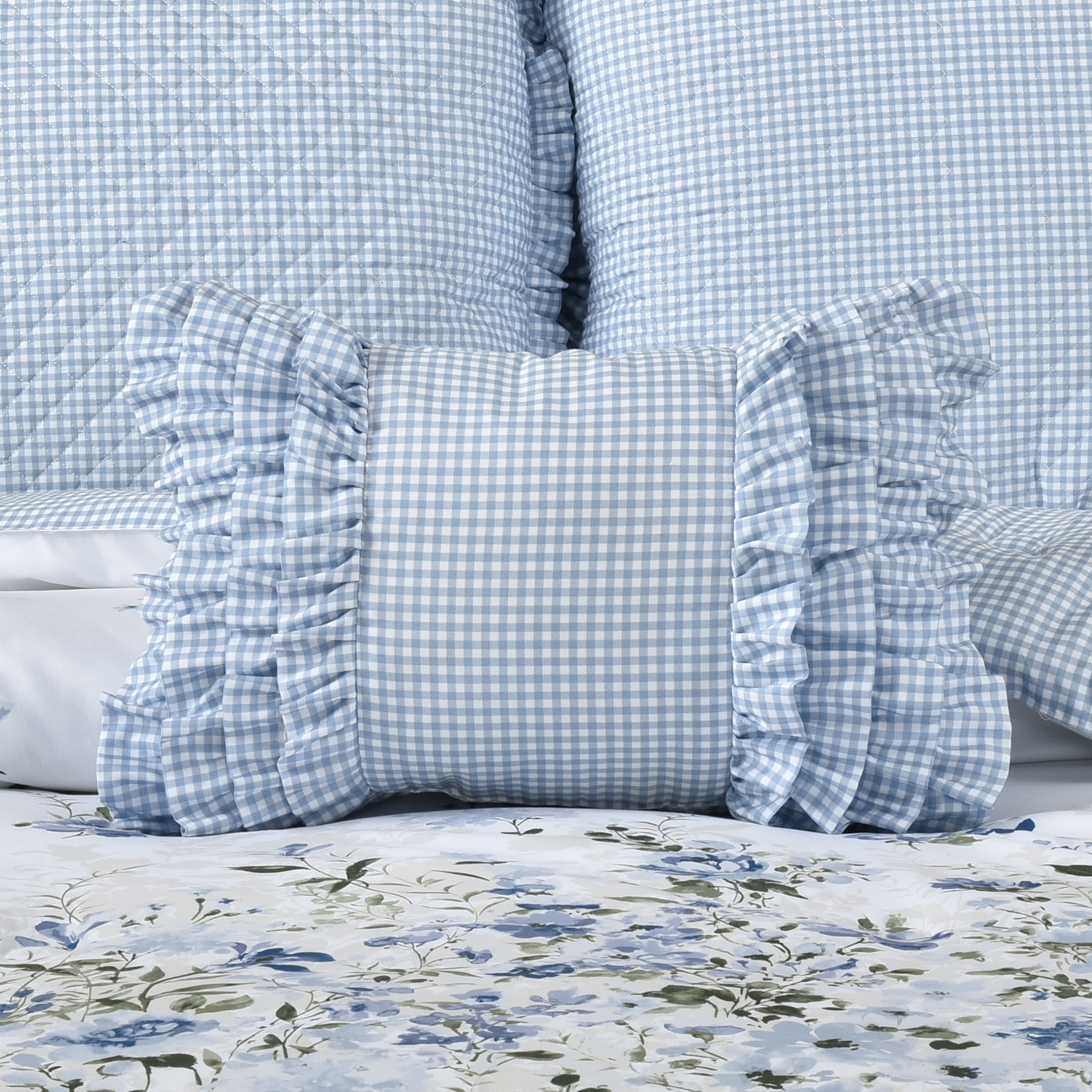 Kourtney Boudoir Decorative Throw Pillow, BLUE, alternate image number 1