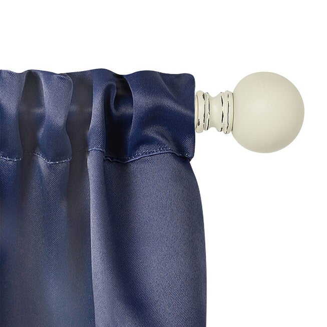 Innovative Decorative Room Darkening Wrap Around Rod & Finial 66-120, , alternate image number null