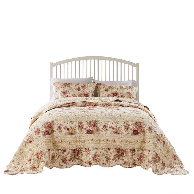Antique Rose Bedspread Set, , alternate image number null