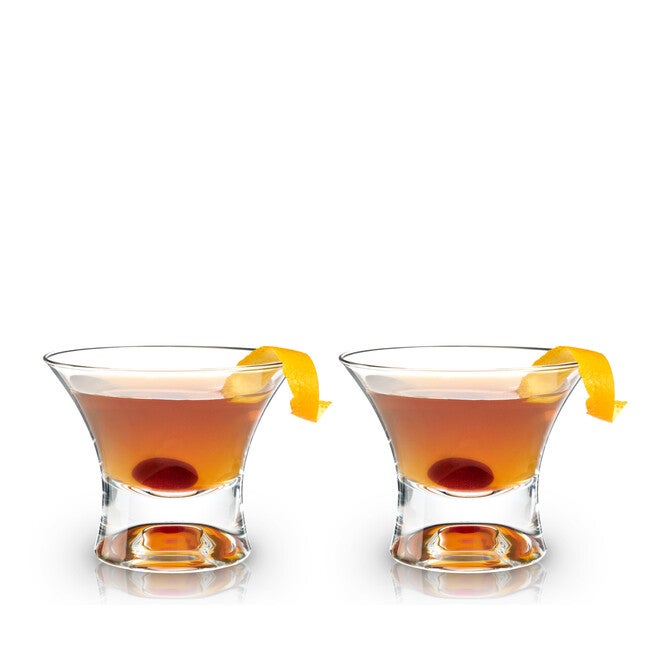Crystal Manhattan Glasses, CLEAR, hi-res image number 0