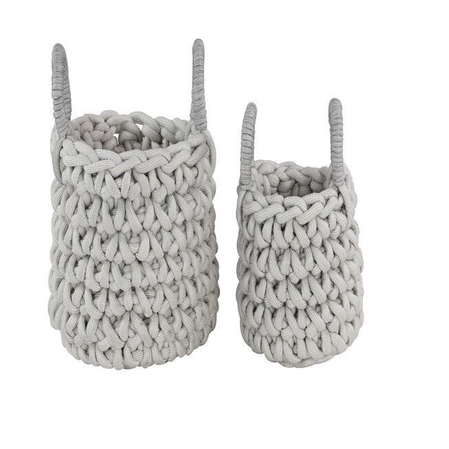 Cosmoliving By Cosmopolitan Set Of 2 Basket Storage Basket, , alternate image number null