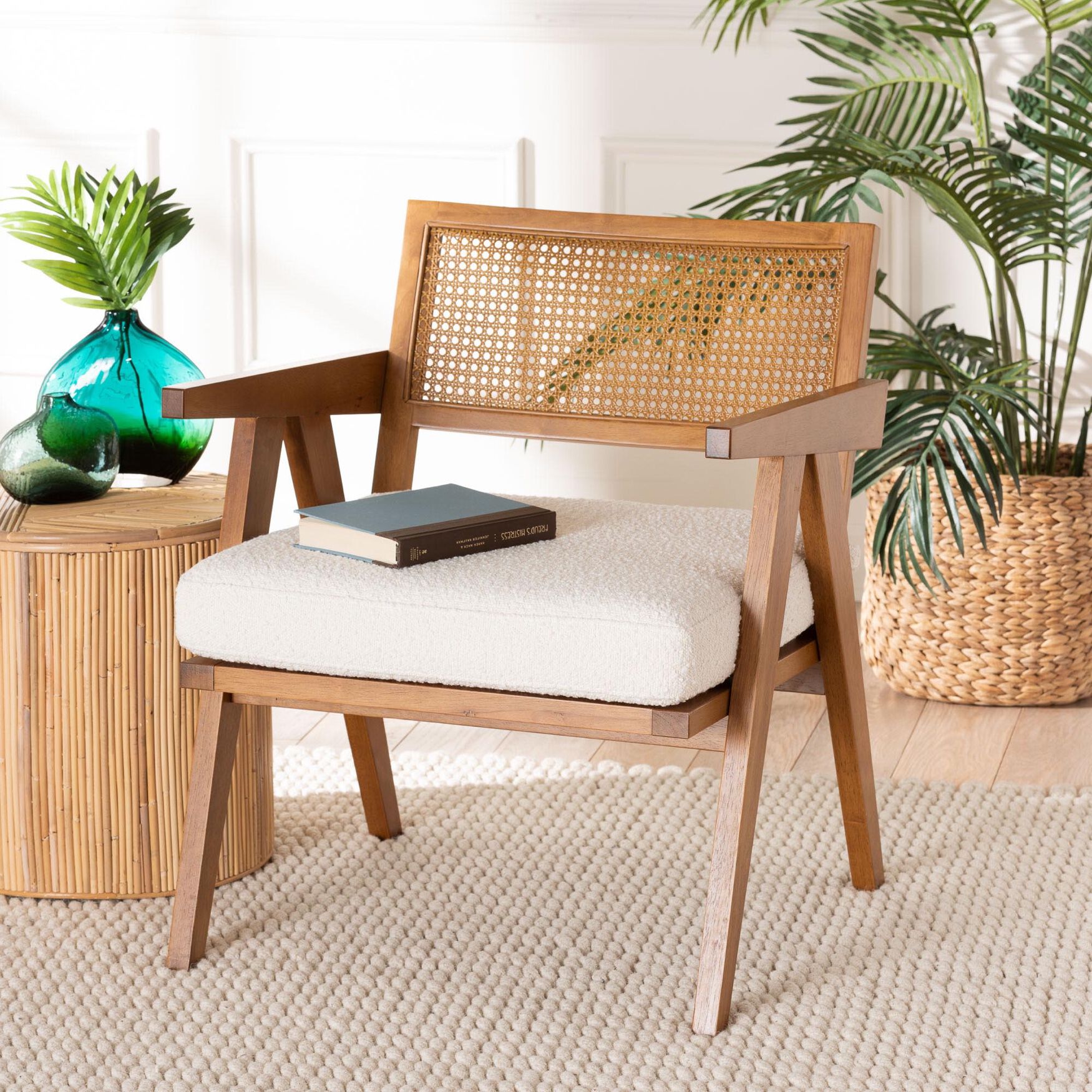 Armchair in stylish room setting