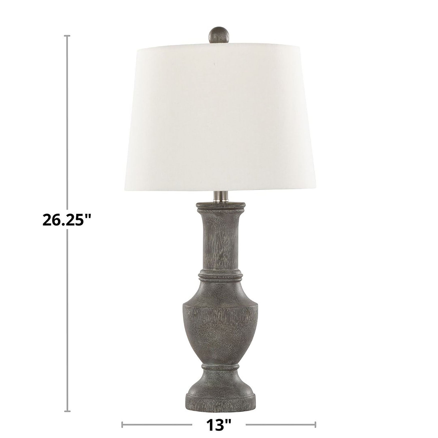 Chateau 26 inches Polyresin Table Lamp - Set Of 2, , alternate image number 5