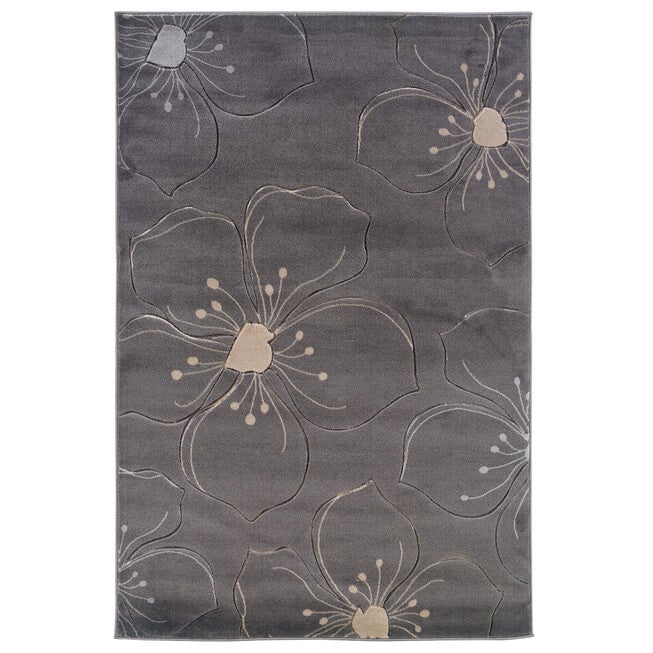 Milan Grey 2'X3' Area Rug, GREY, hi-res image number 0