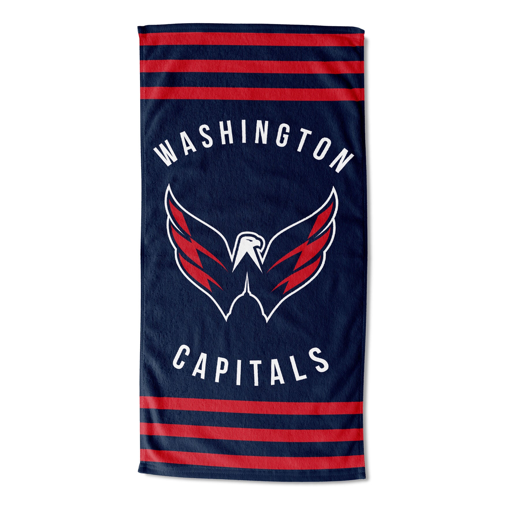 Capitals Stripes Beach Towel, MULTI, hi-res image number 0