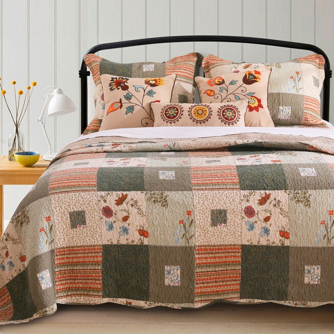Sedona Bonus Quilt Set , NATURAL, hi-res image number 0