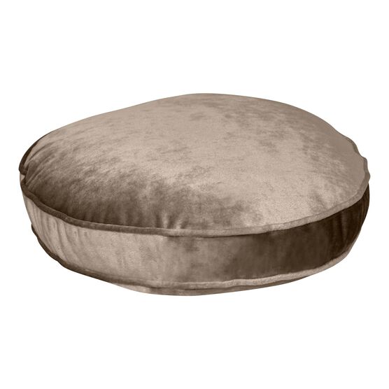 Panne Velvet Round Decorative Pillow , , alternate image number null
