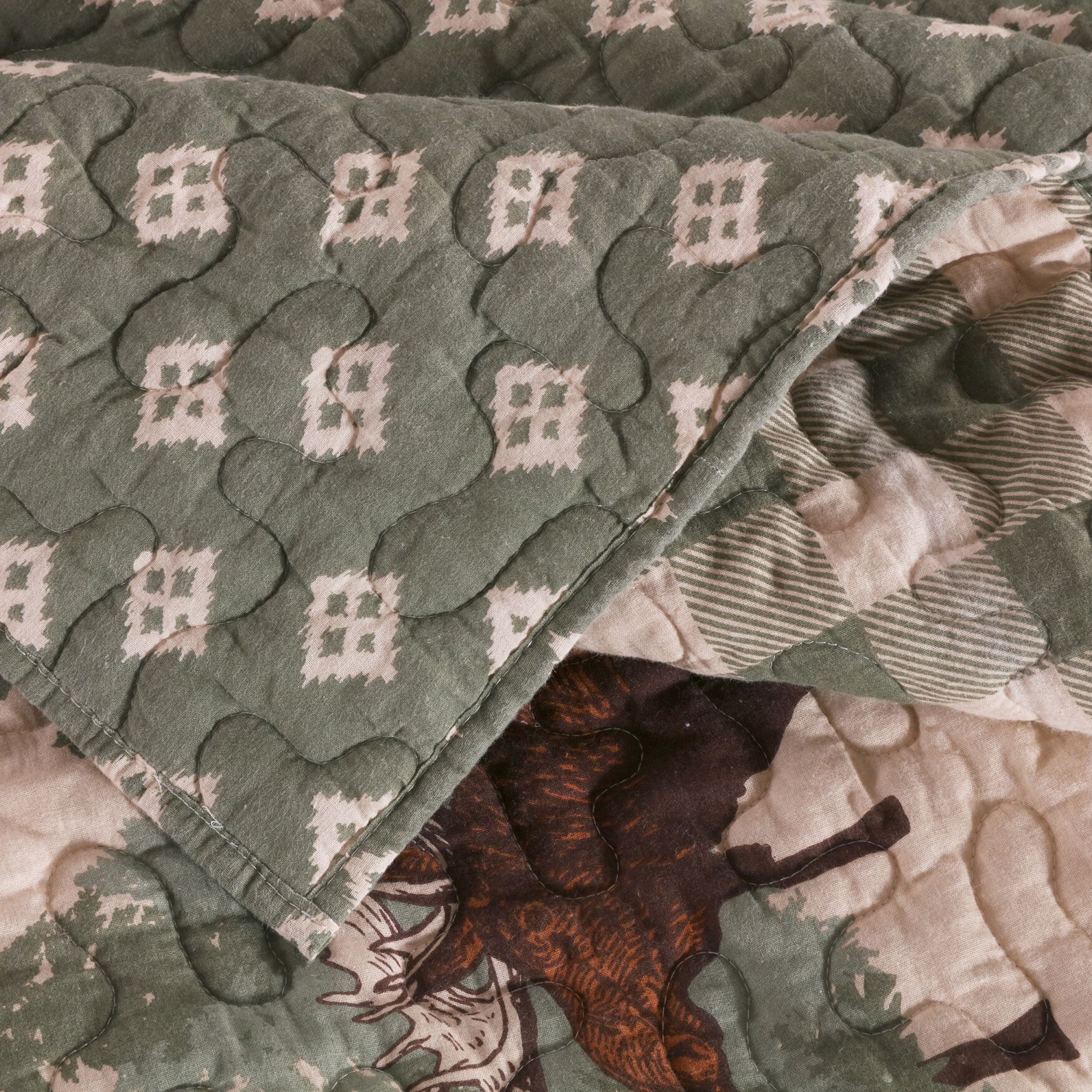 Moose Creek Quilted Throw Blanket, , alternate image number 2