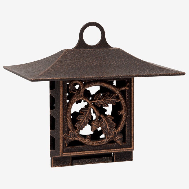 Oak Leaf Suet Feeder, OIL RUBBED BRONZE, hi-res image number 0