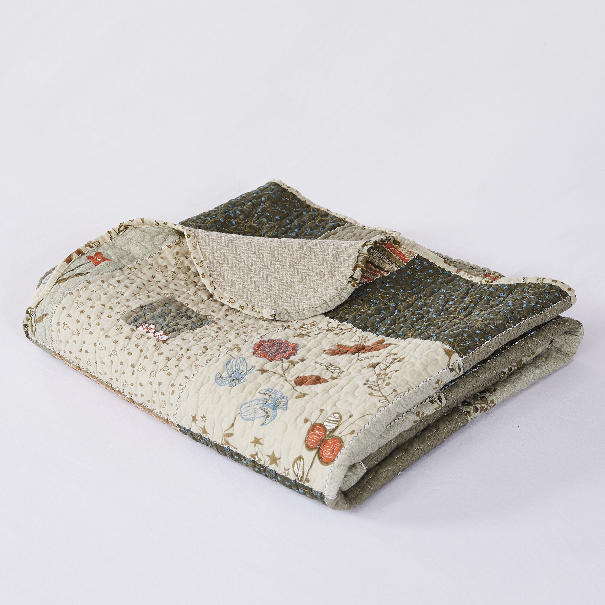 Sedona Quilted Throw Blanket, MULTI, alternate image number 2