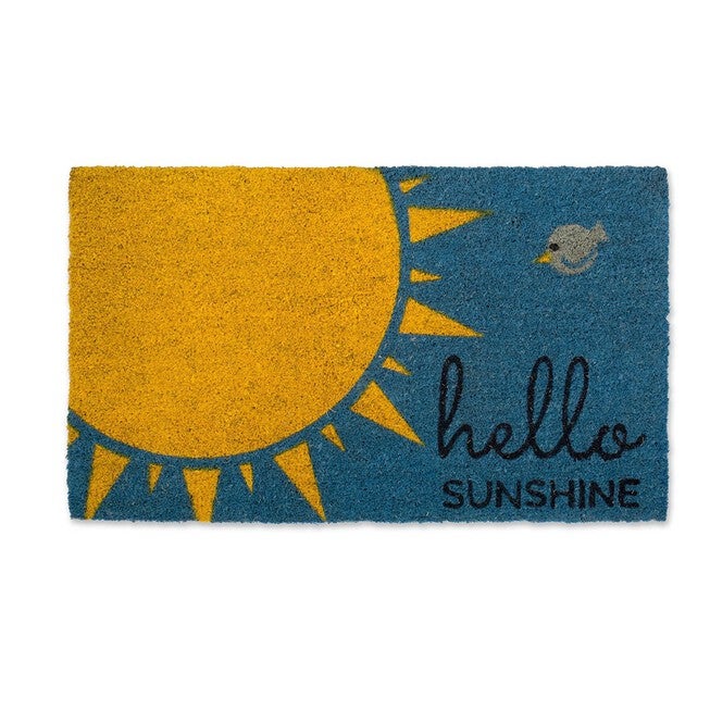 Hello Sunshine Doormat Floor Coverings, BLUE, hi-res image number null