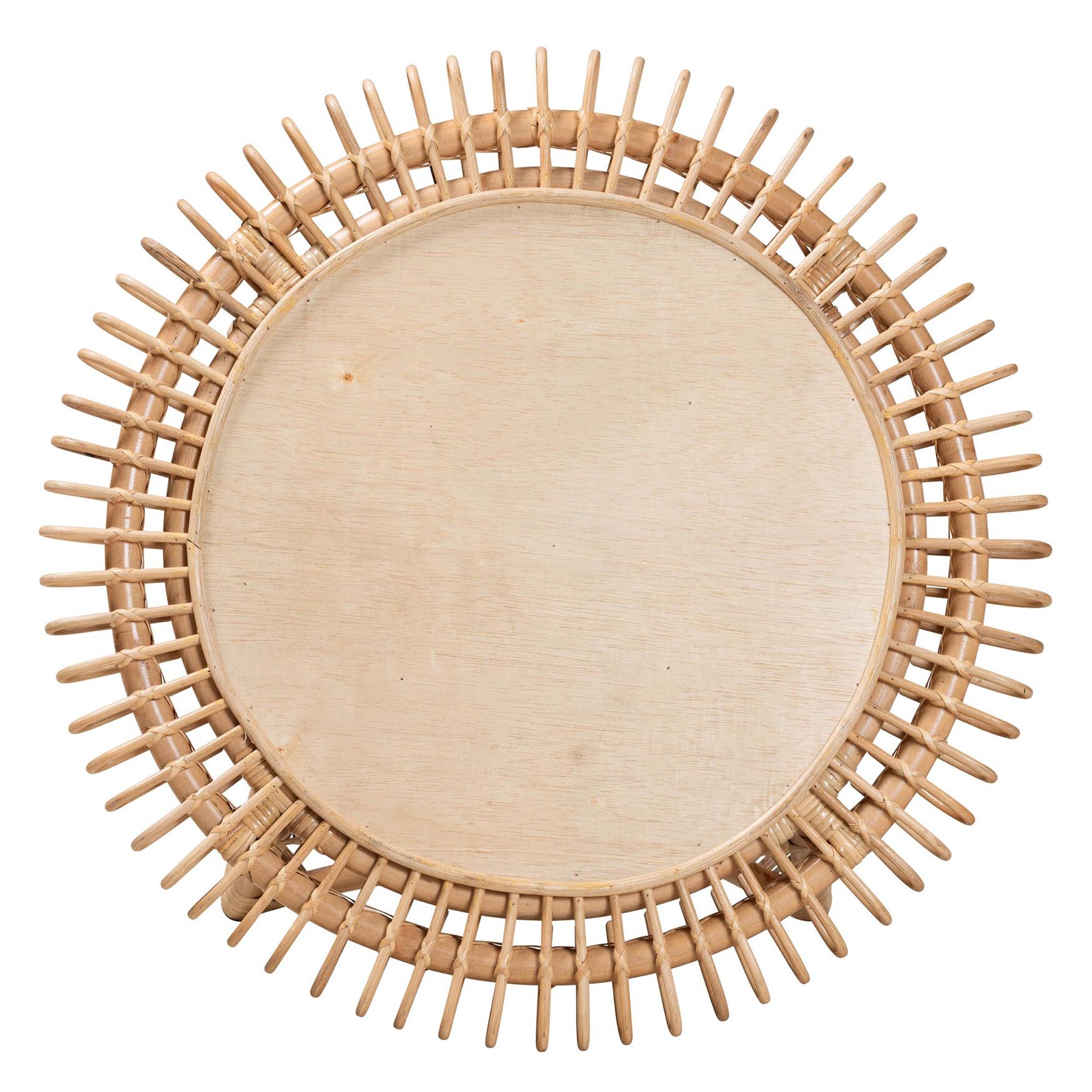 Elani Modern Bohemian Natural Rattan Coffee Table, , alternate image number 2