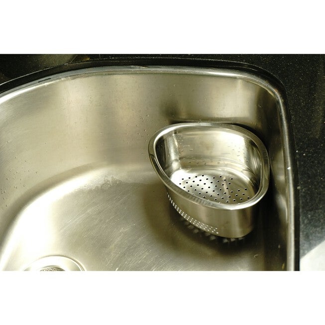 In-Sink Stainless Steel Corner Basket, , alternate image number null
