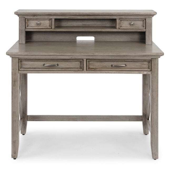Mountain Lodge Gray Student Desk & Hutch, GRAY, hi-res image number null