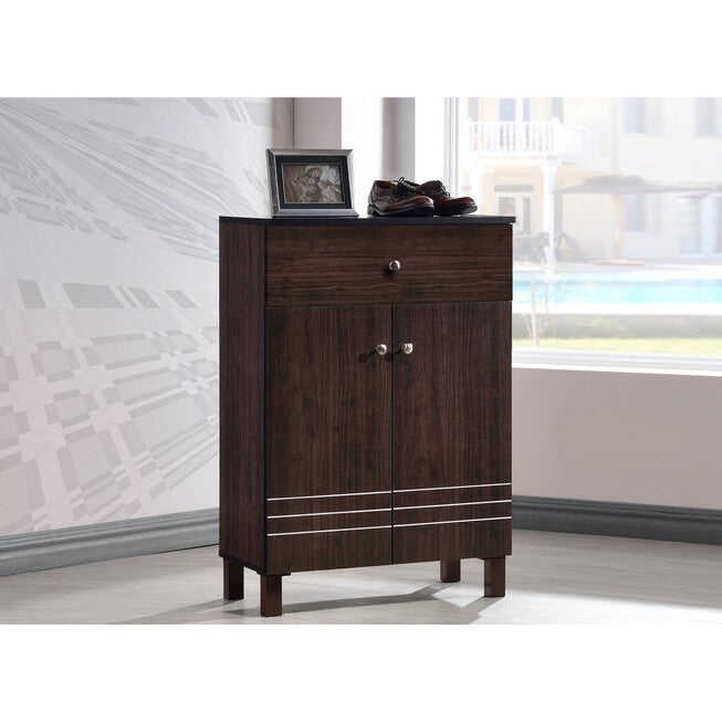 Felda Shoe Cabinet With 2 Doors And Drawer Furniture, , alternate image number 5